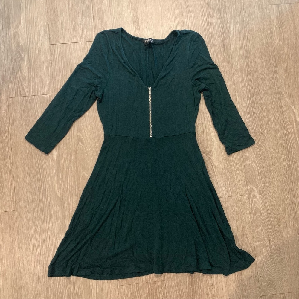EXPRESS Dark Green Dress